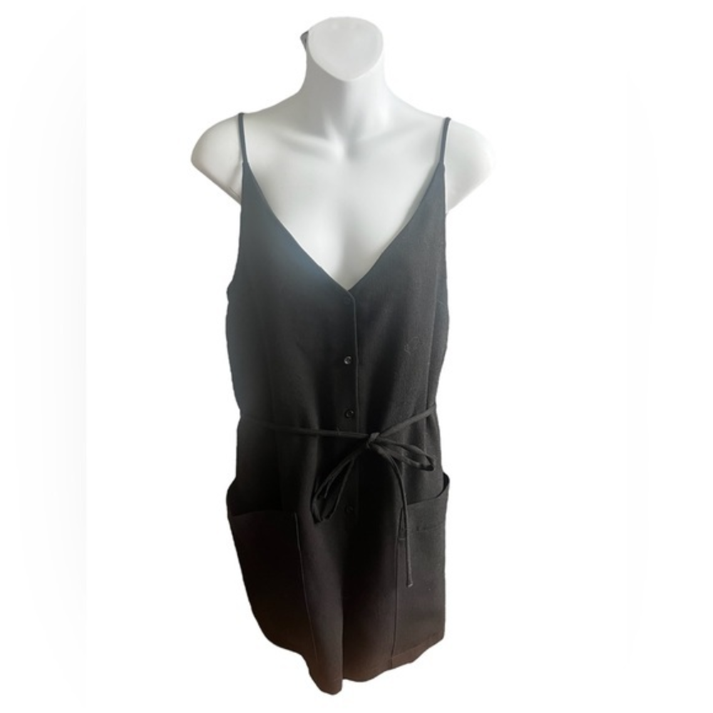 Top Shop Black Spaghetti‎ Strap Romper size 8